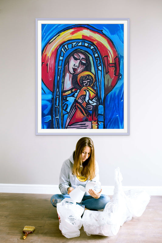 Madonna (Virgin Mary) Viktor Bevanda Prints and canvas - available in more sizes