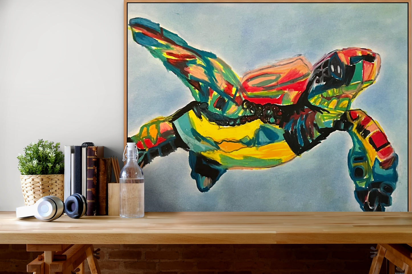 Swimming Turtle  Viktor Bevanda Prints and canvas - available in more sizes